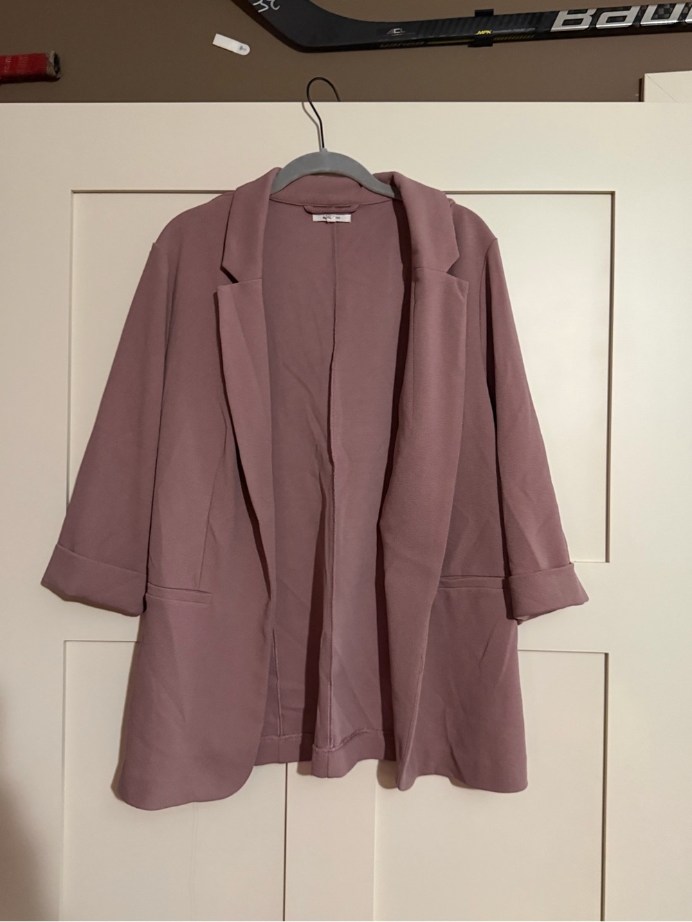 Maurices Dusty Mauve Open-Front Blazer